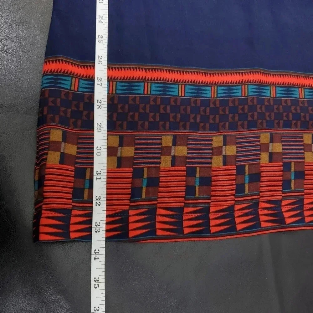 Leith Rayon Geometric Shift Dress - Picture 9 of 9